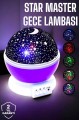 Çocuklara Özel Yıldızlı Gece Lambası