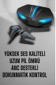 Bluetooth Oyuncu Kulaklığı Led Işıklı Kablosuz ANC Özelliği