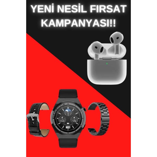 Akıllı Saat ve Kulaklık Seti Bildirim Görme Arama Cevaplama ANC Özelliği