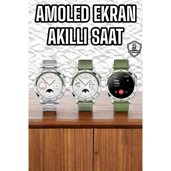 Akıllı Saat Sesli Görüşme Titreşimli Nabız Sensörlü Spor Modları