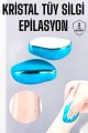 Epilasyon Aleti Bacaklar Kollar İçin Yıkanabilir Kristal Epilatör Tüy Silgi