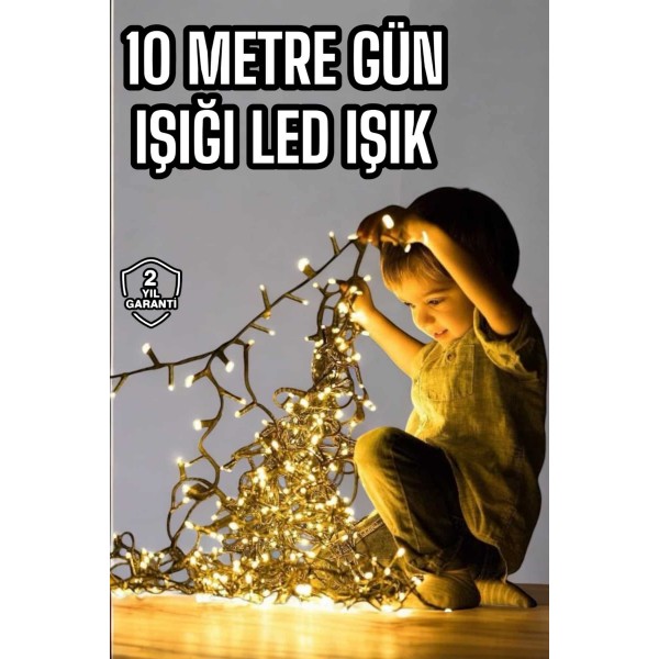 10 Metre Led Işık Saçaklı Dekoratif Şerit Led