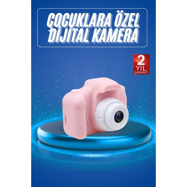 2.0 Inç Ekran Mini 1080p Hd Çocuk Kamera Dijital Fotoğraf Makinesi