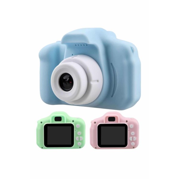Çocuklara Özel Fotoğraf Ve Video Çeken Mini Çok Renkli Fotoğraf Makinesi