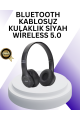Bluetooth 5.0 Kablosuz Kulak Üstü Kulaklık | Stereo Ses ve Katlanabilir Tasarım