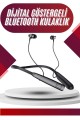 100 Saat Bluetooth Kulaklık Dijital Göstergeli ANC Özelliği Kablolu