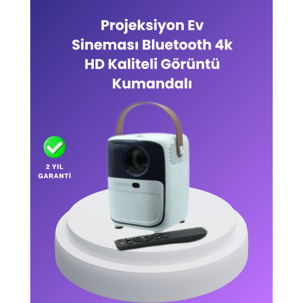Çoklu Giriş Destekli Projektör – HDMI, USB ve Kulaklık Bağlantı Seçenekleriyle Geniş Uyumluluk