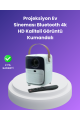 Çoklu Giriş Destekli Projektör – HDMI, USB ve Kulaklık Bağlantı Seçenekleriyle Geniş Uyumluluk