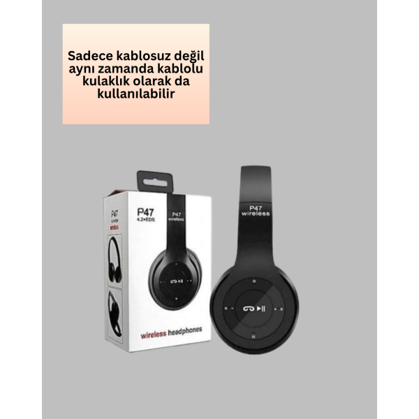 Katlanabilir Tasarımlı Bluetooth 5.0 Kulaklık | Eller Serbest Arama ve Çift Cihaz Desteği