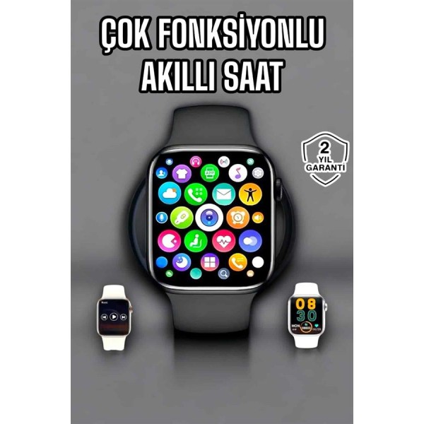 Akıllı Saat Amoled Ekran GPS ve Uyku Takibi Bluetooth Bağlantılı