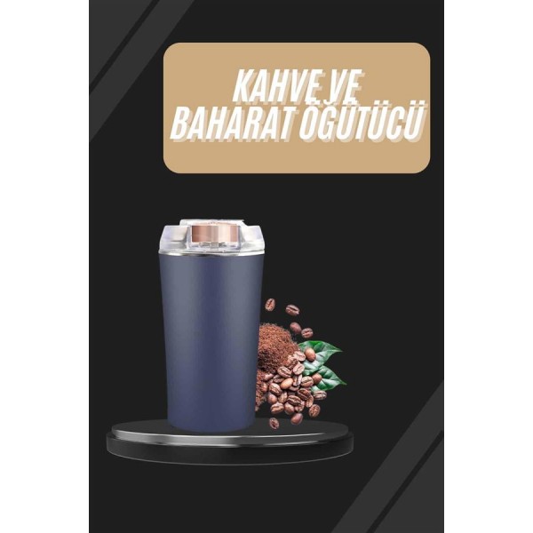 Dayanıklı Paslanmaz Çelik Kolay Kullanım Kahve Ve Baharat Öğütücü