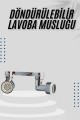 Dönebilen Musluk Başlığı Akrobat Mutfak Banyo Musluk Ucu Başlığı Oynar Başlıklı