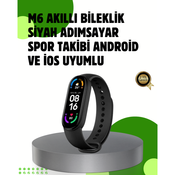 Bluetooth 5.0 Akıllı Bileklik – Kalp, Uyku ve Aktivite Takibi