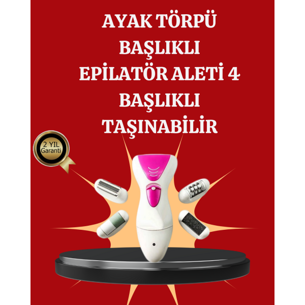 Çok Amaçlı Kadın Bakım Seti Epilasyon ve Törpü