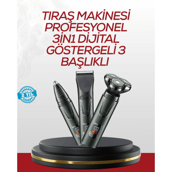 Burun, Sakal ve Saç İçin Erkek Tıraş Cihazı