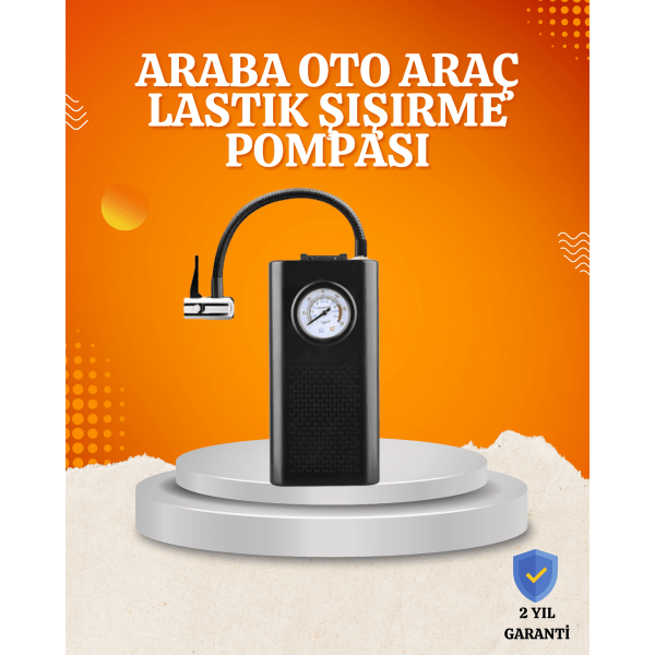 Taşınabilir Elektrikli Oto Motosiklet Bisiklet Lastik Şişirme Pompası