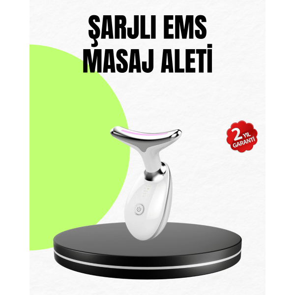 Kırışıklık Önleyici Güzellik Cihazı | Mikro Akım Masaj ve Isı Terapisi
