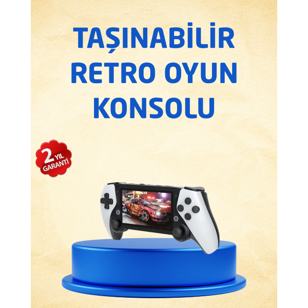 3D Ekranlı Mini Oyun Konsolu + Multimedya