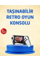 3D Ekranlı Mini Oyun Konsolu + Multimedya