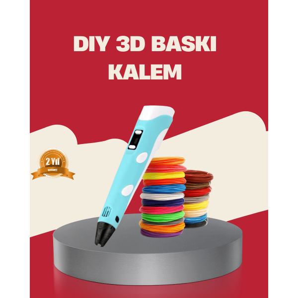 Çocuklar İçin Güvenli 3D Yazıcı Kalem