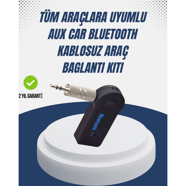 Bluetooth Destekli AUX Müzik ve Konuşma Cihazı