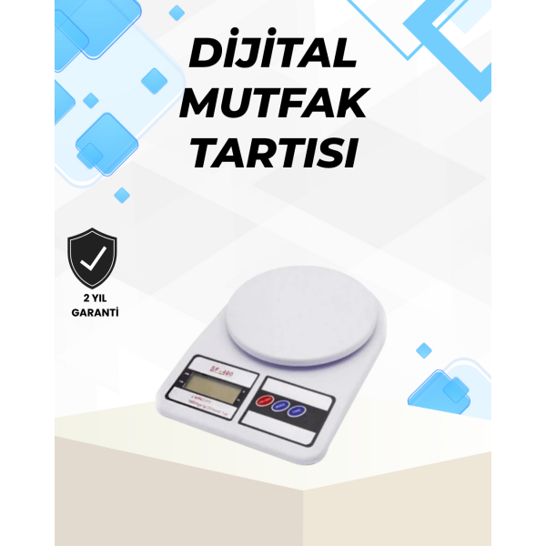 Hassas Tartım İçin Dijital Mutfak Terazisi – 10kg / 1g