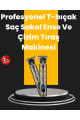 0.1 mm Hassas Kesim Tıraş Makinesi Şarjlı Metal Gövde