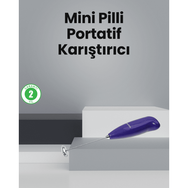 Mutfak İçin Mini El Mikseri – Kahve, Süt, Krema ve Sos Karıştırıcı