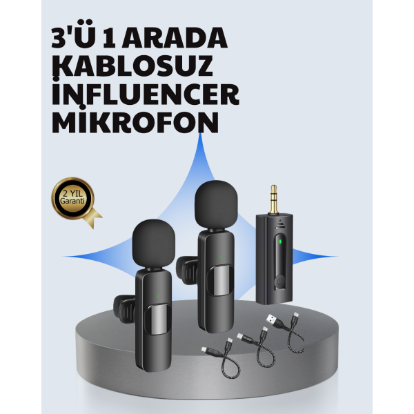 Mobil Uyumlu Mikrofon - Dış Mekân İçin İdeal