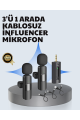 Mobil Uyumlu Mikrofon - Dış Mekân İçin İdeal