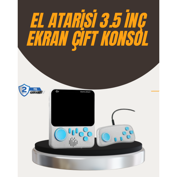 İki Kişilik Oyun Deneyimi Sunan Taşınabilir Retro Konsol
