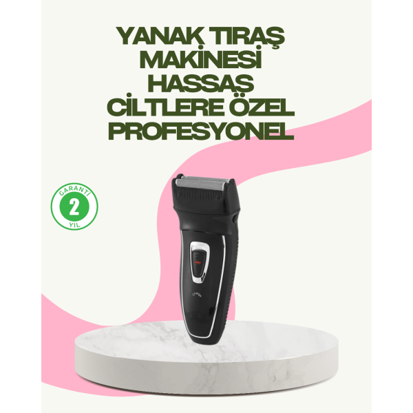 Darbelere Dayanıklı Kablosuz Erkek Tıraş Aleti