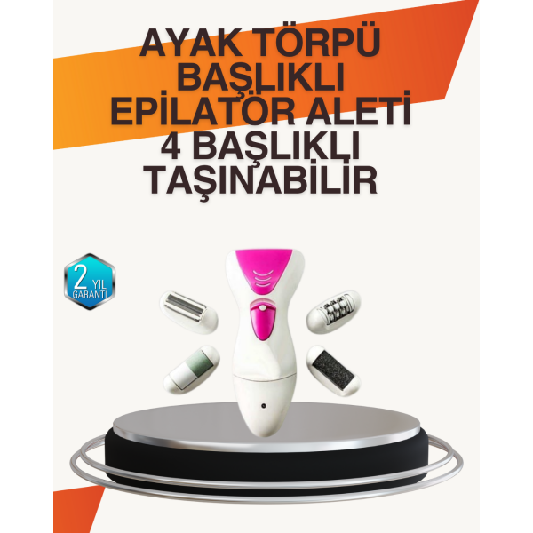 4 Fonksiyonlu Epilasyon ve Tırnak Bakım Makinesi