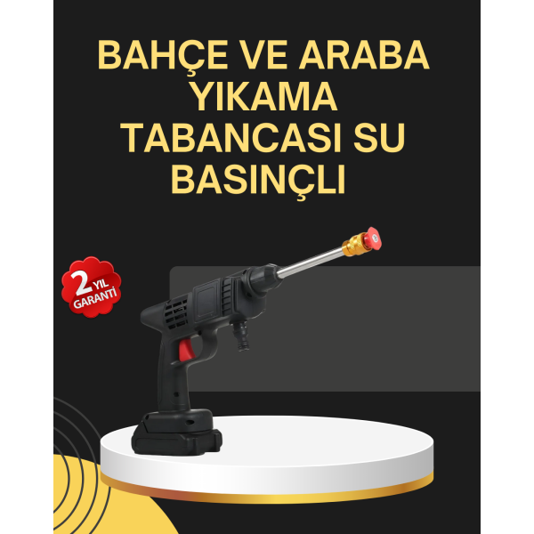 48V Şarjlı Basınçlı Yıkama Tabancası Köpük ve Çift Nozul 2025 Model
