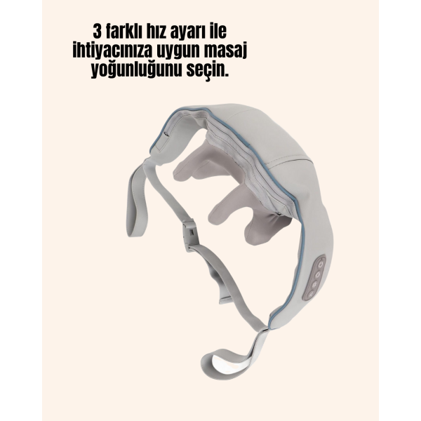 Çok Fonksiyonlu Kablosuz Masaj Aleti | 2 Modlu Isıtmalı
