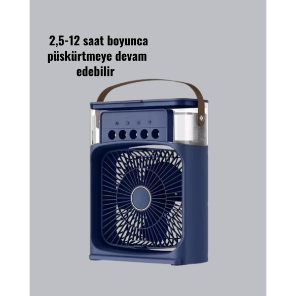 Enerji Tasarruflu Sessiz Çalışan Taşınabilir Soğutma Fanı