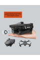 2.4G 4CH Katlanabilir Drone 100 Metre Uçuş Mesafeli