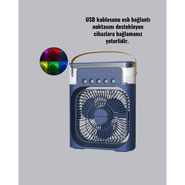 Ayarlanabilir Hız ve Yönlü Yüksek Performanslı Masaüstü Fan