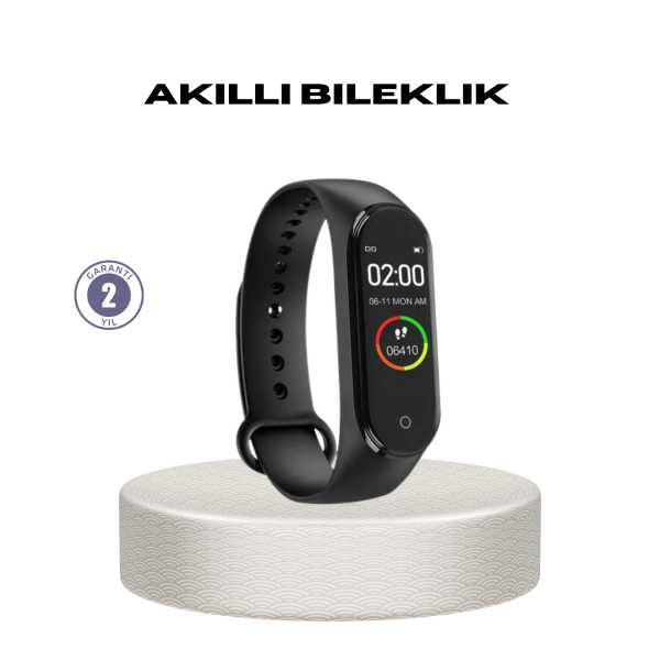 Akıllı Bileklik 0.96 İnç Ekran Kalp Atışlı Kan Basınçlı IP67 Suya Dayanıklı