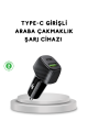 38W Araç Şarj Cihazı Type-C PD USB Hızlı Şarj Çift Port