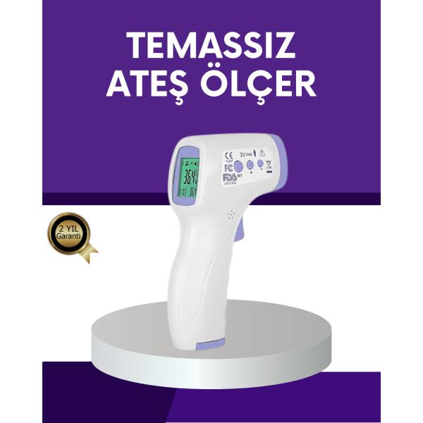 Temassız Ateş Ölçer Dijital Kızılötesi Termometre Hızlı Ölçüm