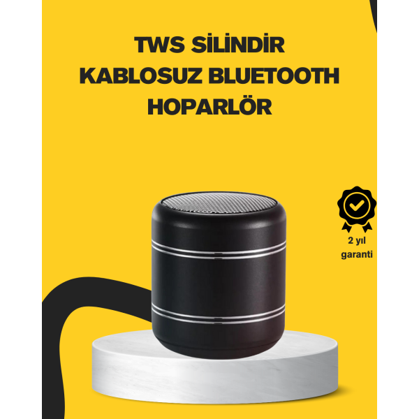 Mini Alüminyum Bluetooth Hoparlör Yüksek Bas Performansı