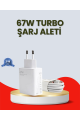 67 Watt Ultra Hızlı Şarj Adaptörü Redmi 9 10 12C Uyumlu