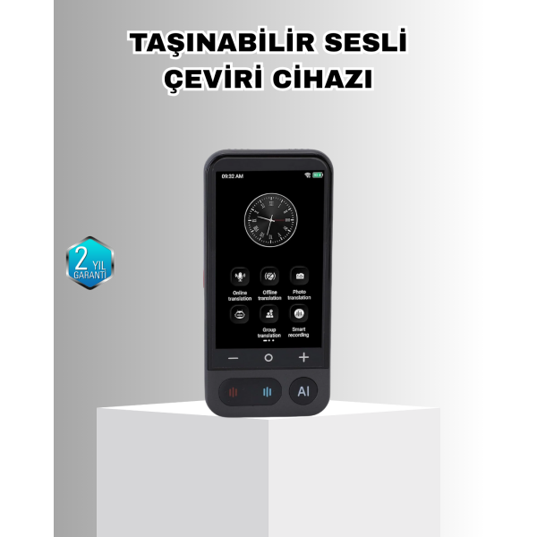 Akıllı Taşınabilir Tercüman – 17 Çevrimdışı, 139 Çevrimiçi Dil Desteği