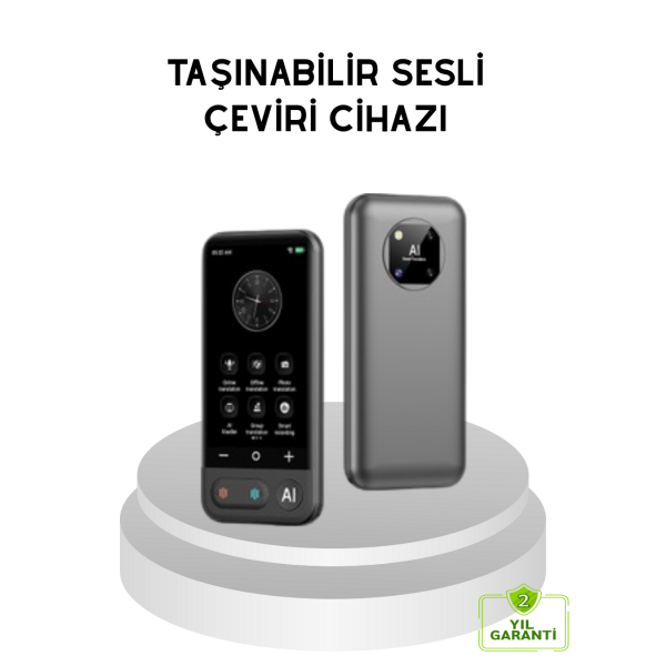 Taşınabilir Akıllı Tercüme Cihazı – Gerçek Zamanlı Ses ve Metin Çevirisi