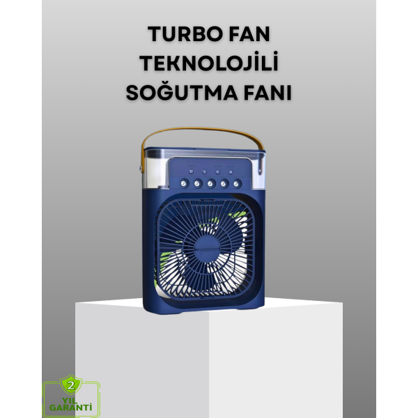Turbo Teknolojili Ayarlanabilir Sessiz Masa ve Ofis Fanı