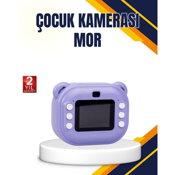 18 Efektli Şipşak Kamera – Oyunlu, Müzik Çalarlı ve Anında Baskı Özellikli