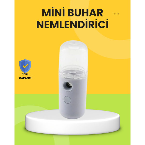Kablosuz Şarjlı Buharlı Nemlendirici – Enerji Tasarruflu Taşınabilir Cilt Bakım Cihazı