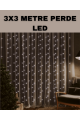 3x3 LED Şelale Perde Işık Kutlama ve Dekor Aydınlatması