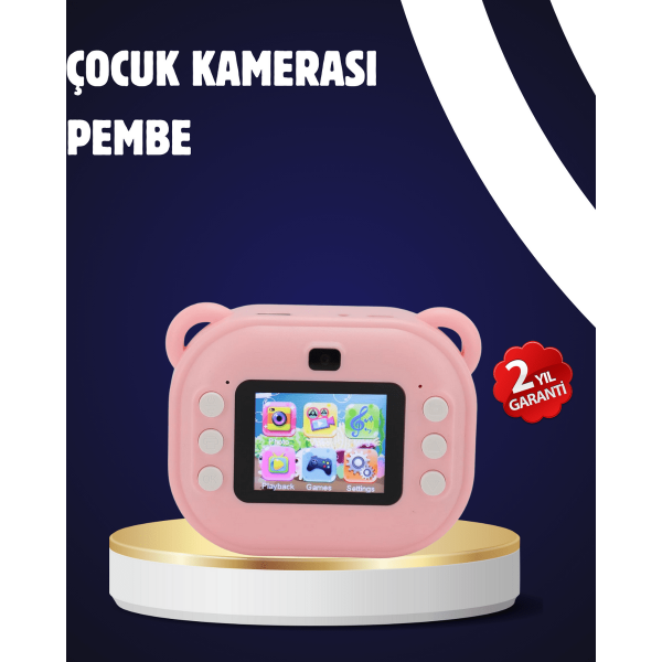 Termal Baskılı Şipşak Kamera – 1080P HD, 24MP, Çift Lensli ve Müzik Oynatıcılı
